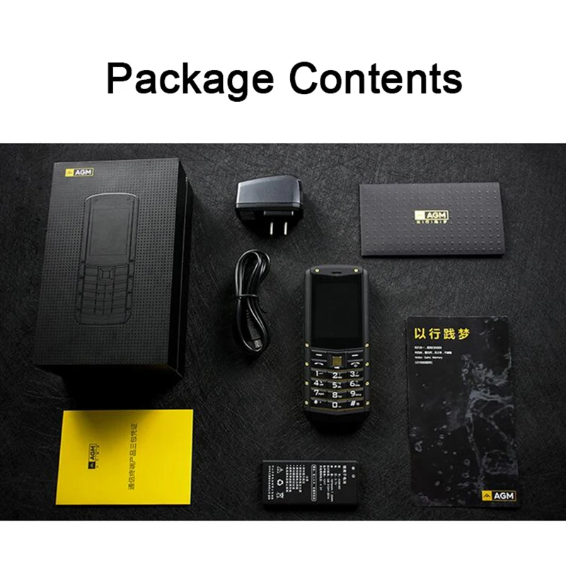 Original AGM M2 Russian keyboard IP68 Waterproof Shockproof rugged mobile phone Dual SIM FM flashlight 1970mAh cellphone Original AGM M2 Russian keyboard IP68 Waterproof Shockproof rugged mobile phone Dual SIM FM flashlight 1970mAh cellphone