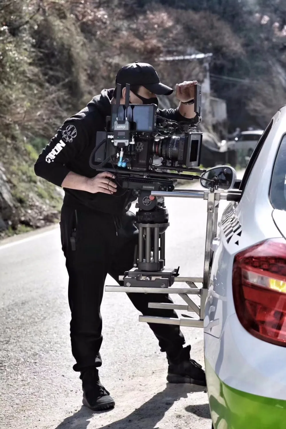 

Professional Car Gripper Suction Mount system for Cameras and Camcorders RED BlackMagic URSA ARRI ALEXA car mount stabilizer