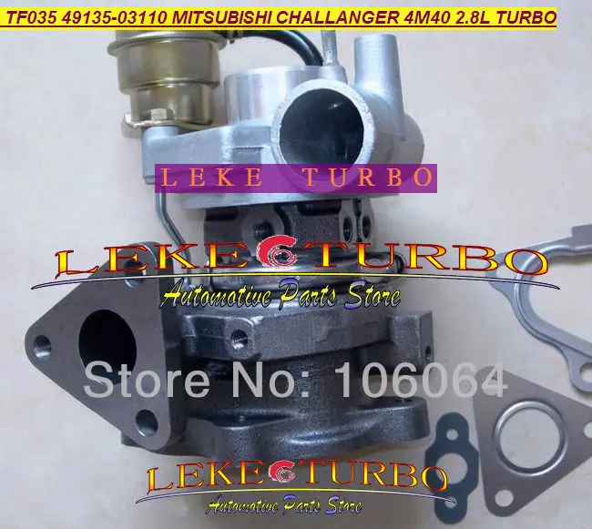 TF035HM 12T с водяным охлаждением 49135 03110 Турбокомпрессор для Mitsubishi PAJERO Delica Challenger 4M40
