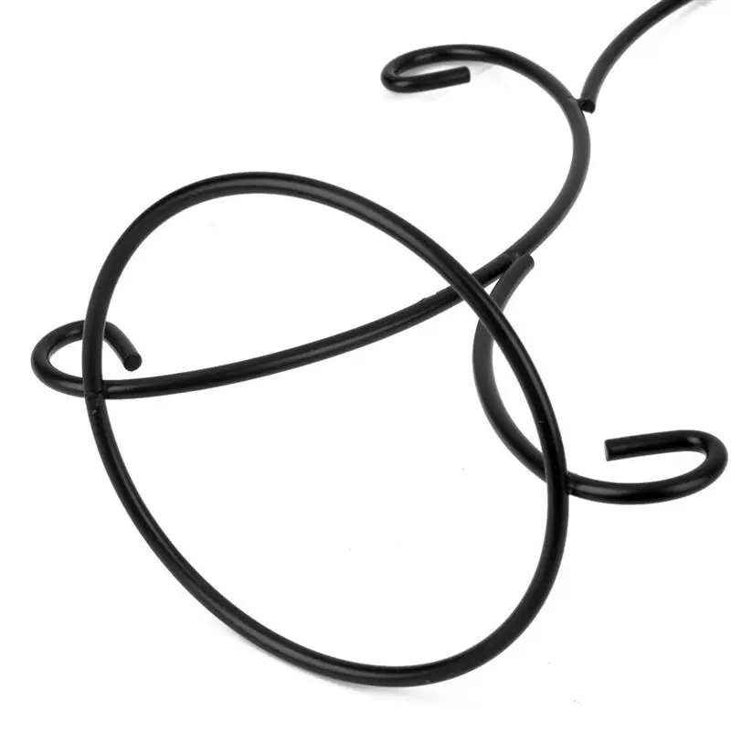 OUNONA 2 Hook завод стеклянная ваза железная Подвесная подставка держатель для