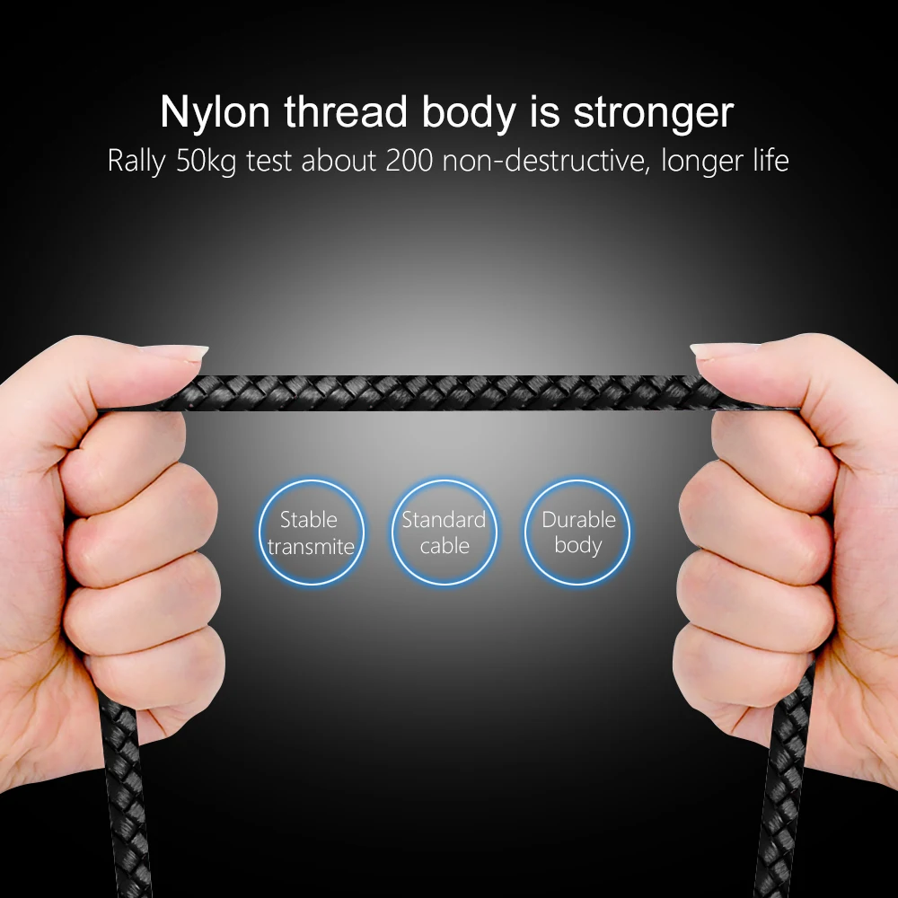 OLAF 2M 1M Magnetic Cable Braided LED USB C Type C Micro USB Cable Magnetic Charging Cables For iPhone Samsung Xiaomi Phone Cord