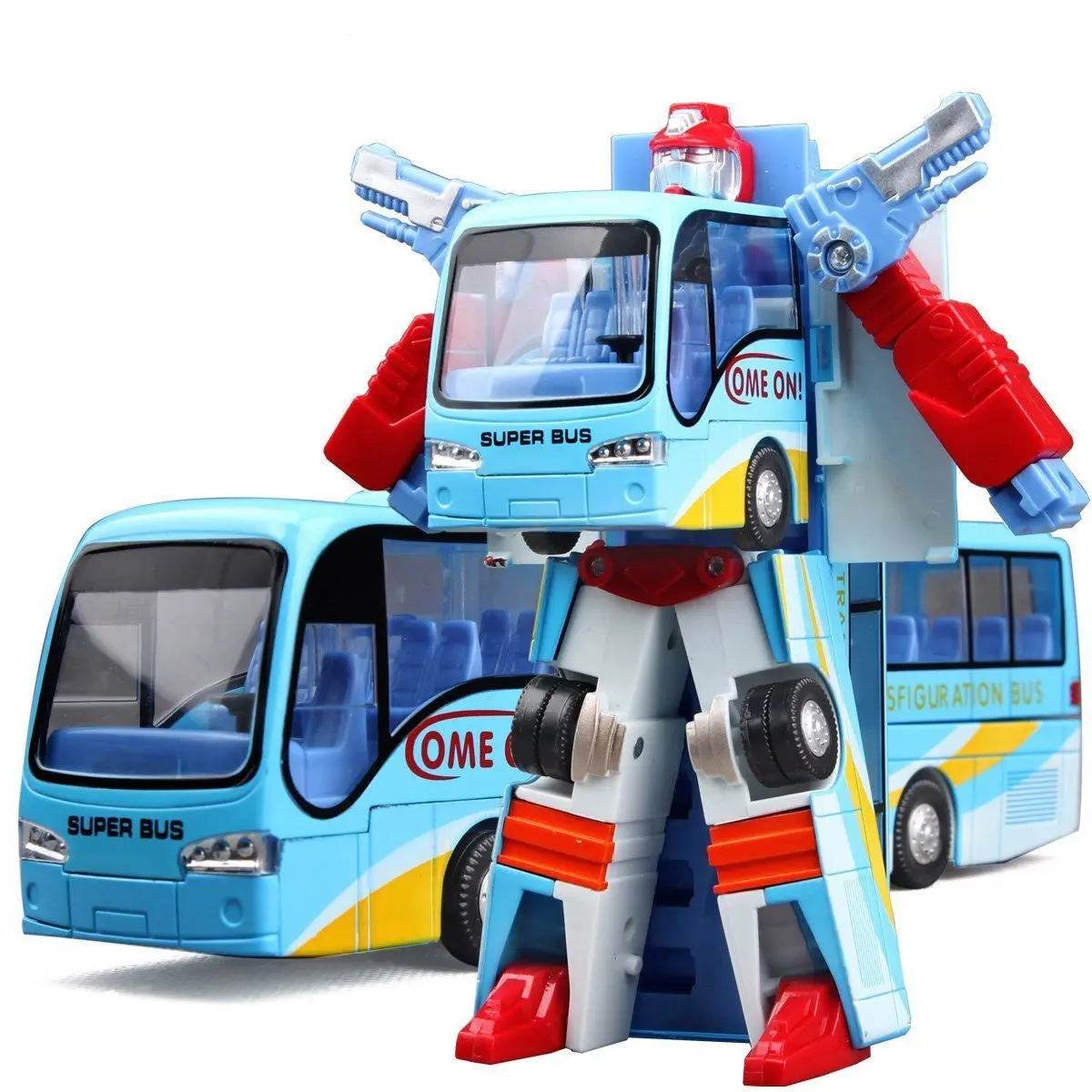 

Alloy Deformation P olice Robot Alloy Robot Transformation Car Toys Bus Toy For Kids children Birthday Christmas gift