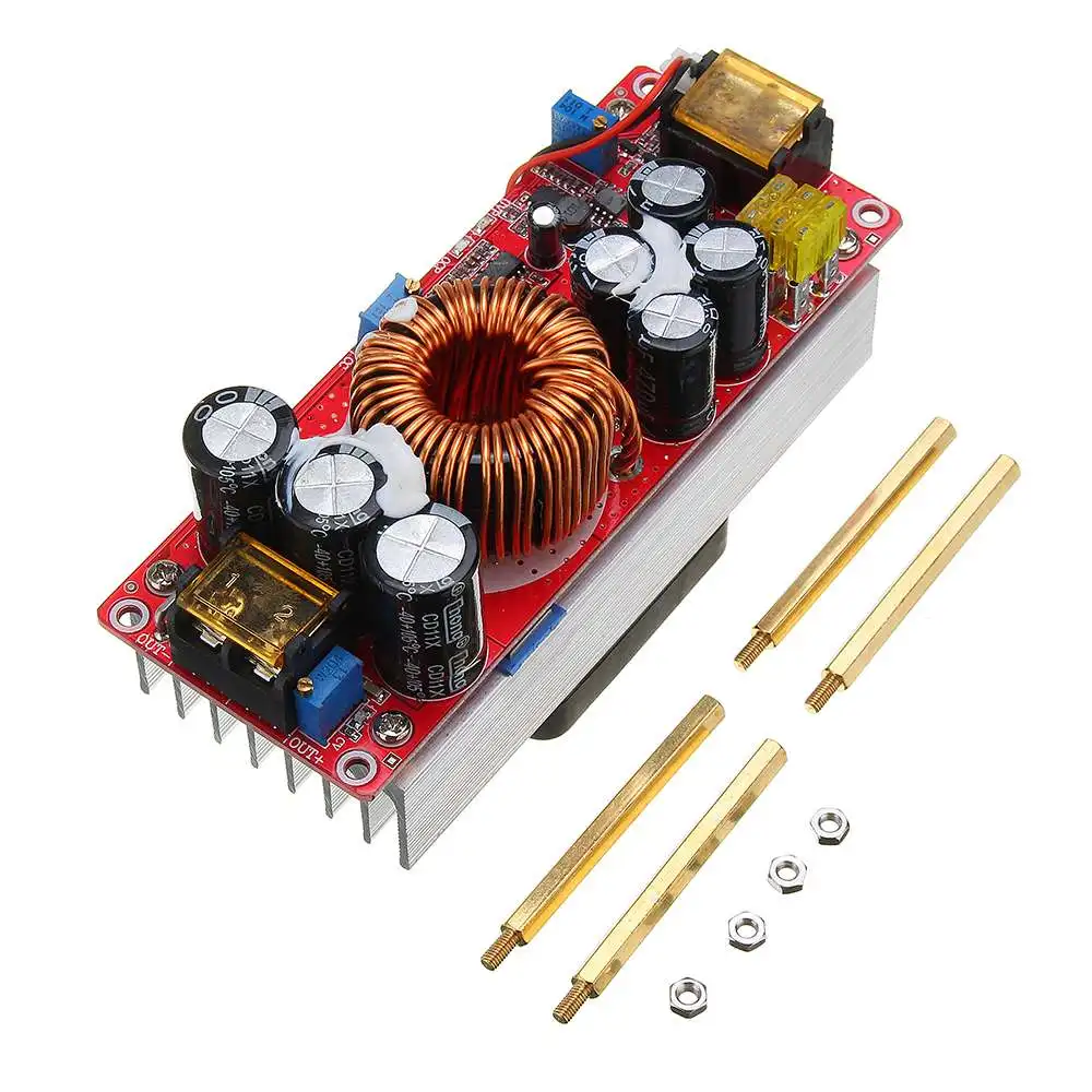 

1500W 30A High Power DC-DC Constant Voltage Constant Current Step-up Power Module Boost Converter 12V 24V 48V To 48V 60V 72V