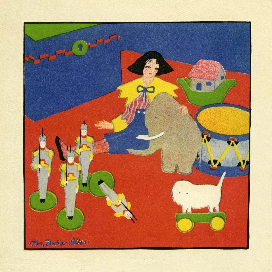 Pierrot By Marguerite Buller Allan постер печать Мэри Эванс картина Librarypeter & Dawn Cope Collection