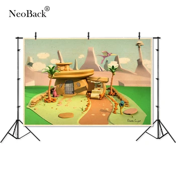 

Thin Vinyl Crane Flinstones Cottage Garden children baby kids Photography Backgrounds professional indoor studio Photo Backdrops