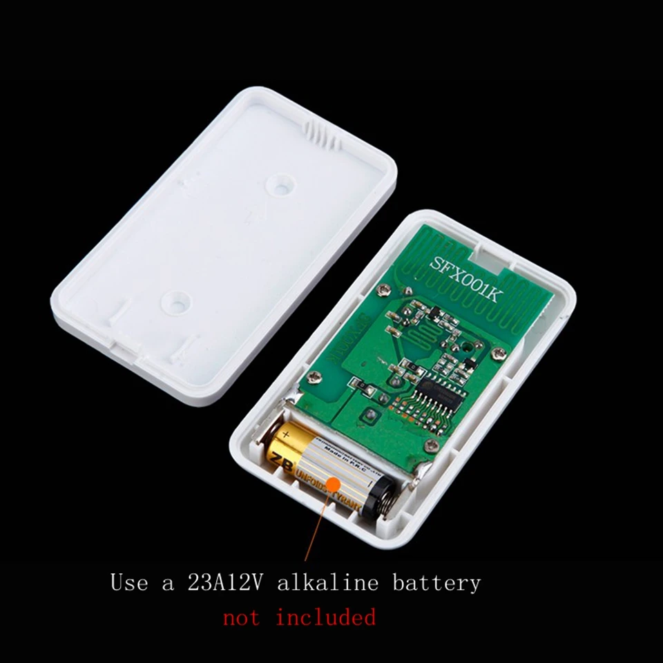 CNIM Hot Cacazi Waterproof Wireless Doorbell Dc Battery Operated Control Button 200M Remote Led Light Home Cordless Call Bell 4