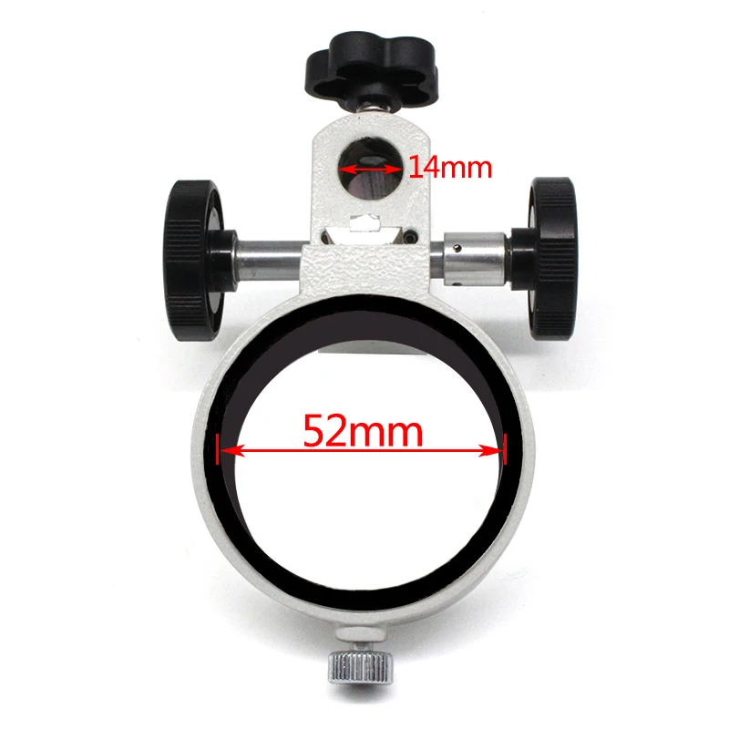 Stereo Microscope Adjustment Focus Arm Holder E Arm Head Holder Ring Arbor Stand Bracket Diameter 52 mm Microscope Accessories