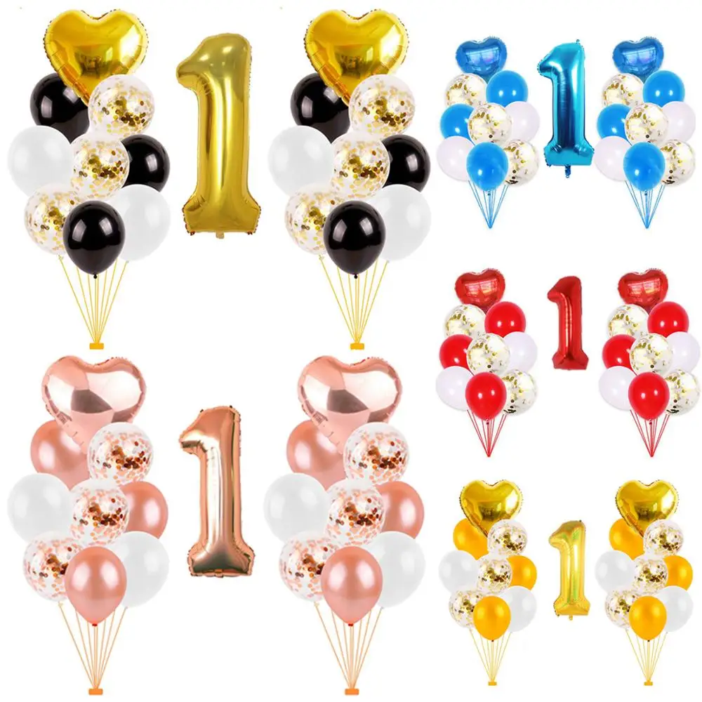 Taoup большой 40 дюймов номер один первый 1st воздушные шары набор латексные шары Декор день рождения наборы; детский душ Декор сувениры я один