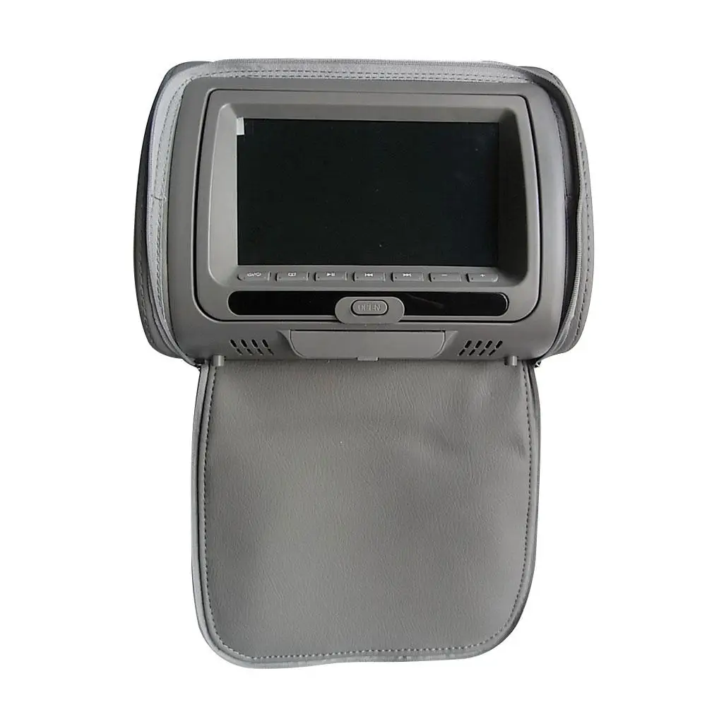 7 &quotHD дисплей DVD монитор подголовник автомобиля MP5 плеер USB ЖК экран Подушка под
