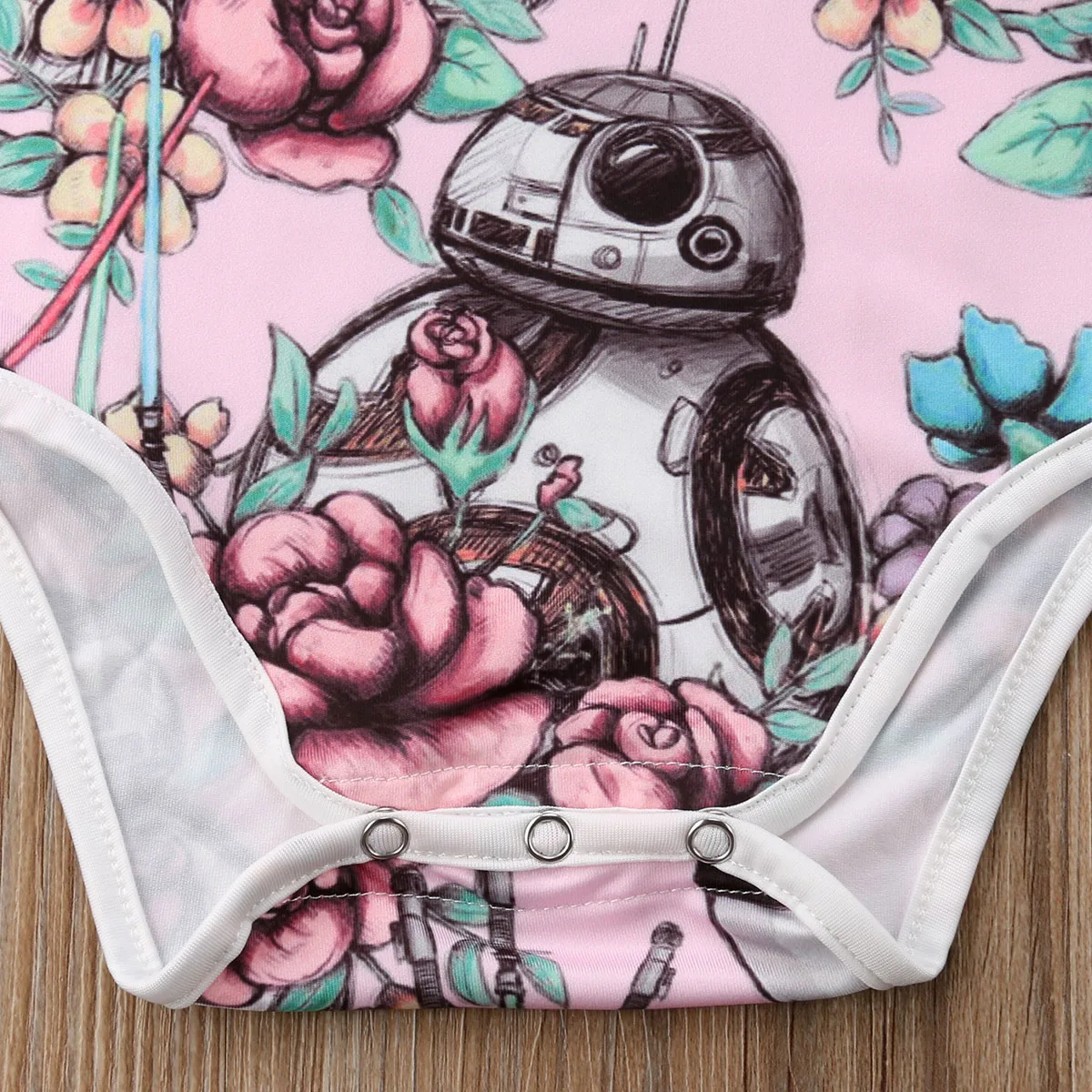 Cute Star Wars Infant Baby Girl Princess 2019 New Short Sleeve Summer Romper Sunsuit Clothes Outfits