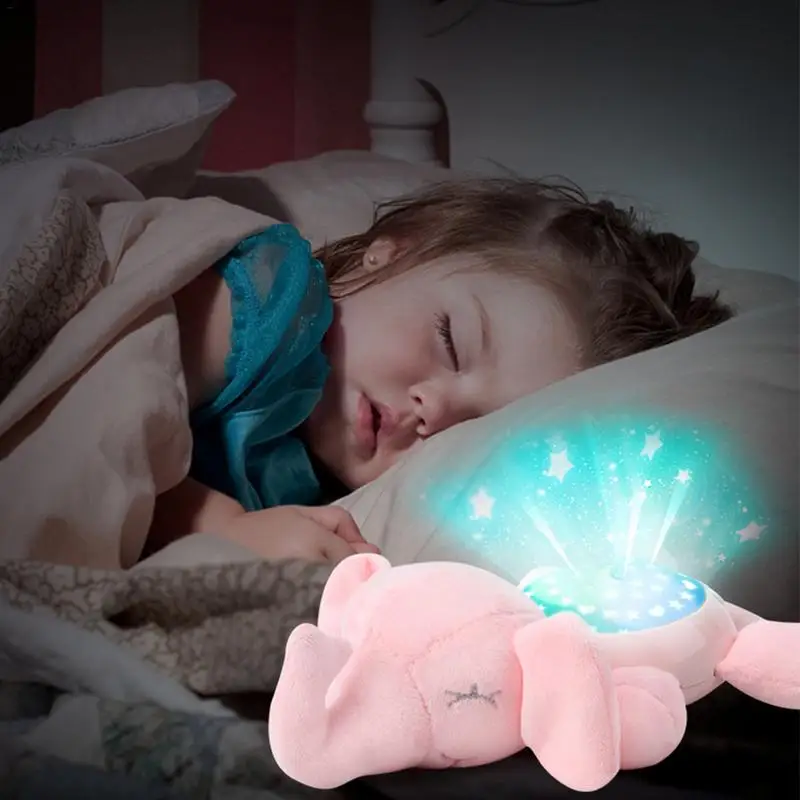 

LED Baby White Noise Sound Machine Shower Gift Sleep Soother Stuffed Animal Penguin For Baby With Sleep Aid Night Light