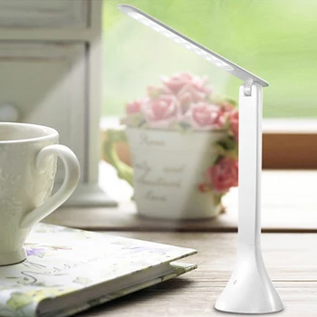 

Rechargeable Led Desk Lamps Usb Dc5v 3 Level Dimmer Eye Protection Book Table Light Touch Sensor Folding Desk Light Table Lamp