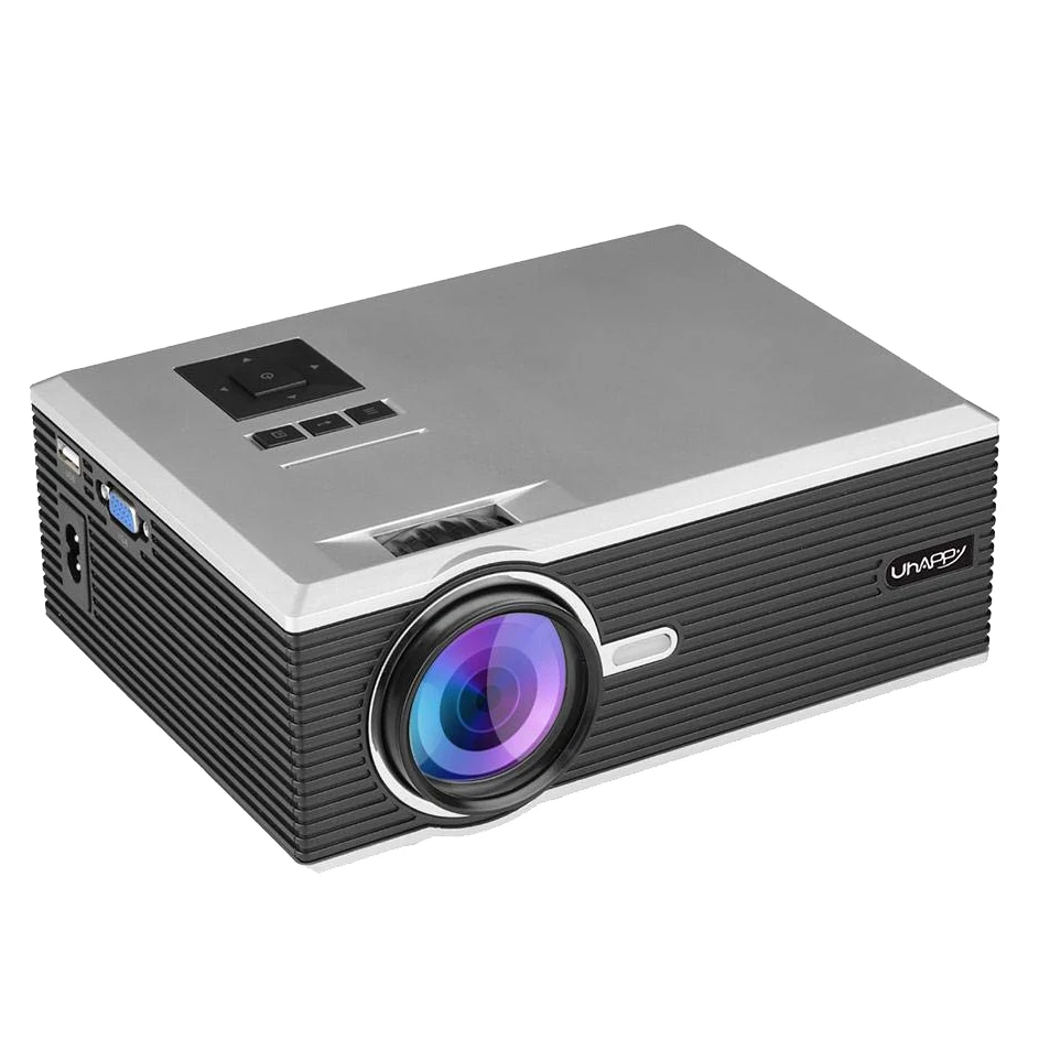 

Uhappy U88 Mini Projector 1500 Lumens Lcd Home Theater Beamer Led Full Hd 1080P Video Media Player(Eu Plug)