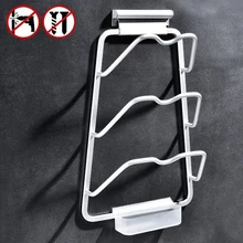 Стеллаж для горшков, держатель крышки, настенный инструмент, пространство, алюминиевые аксессуары для кухни, инструмент для кастрюли, кастрюля, крышка, кронштейн, держатель для хранения