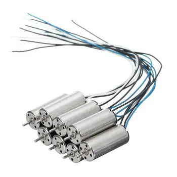 

3.7V 44000 RPM Coreless Motor 8520 Replacement Motor Toy Motor With Line Apply To Model Airplane Quadcopter Toy Airplane 8Pcs