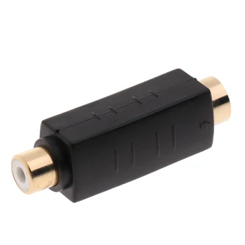 

Gold-Plated SVideo Female to RCA Female Audio and Video AV Plug Adapter
