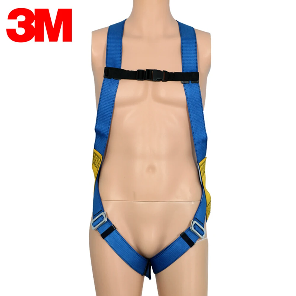 

3M 1390000 Full Body Safety Harness Fall Protection Belt Three-point Adjustment D-Rings Industrial Roofing Construction Tool