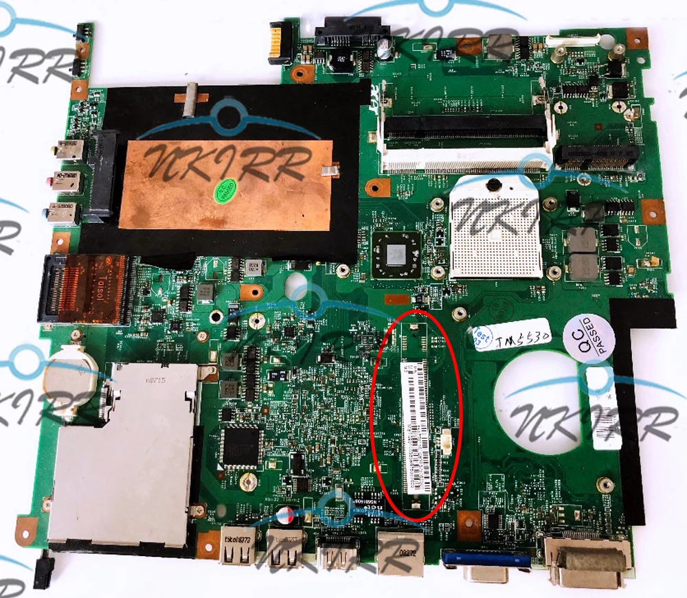 Материнская плата 07249 3M 48 4z701.03m MBTQ901003 MB.TQ901.003 DDR2 Radeon 320M для Acer TRAVELMATE 5530G 5730G