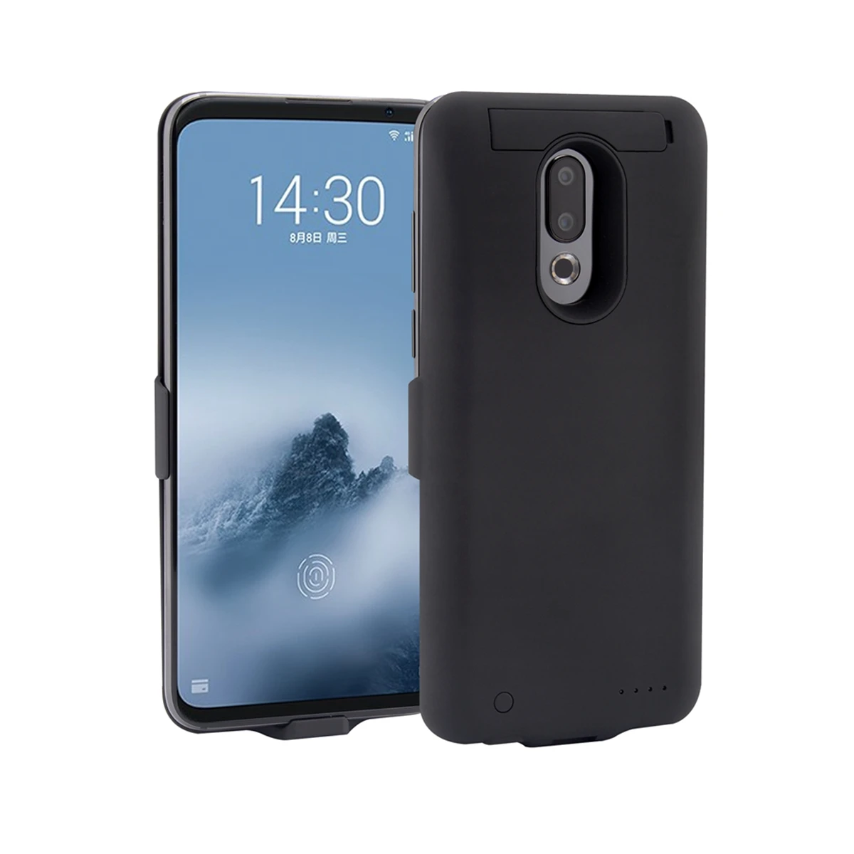 

For Meizu 16 Case 6500mAh Power Bank External Backup Battery Charger Case Scratchproof Powerbank Cover For Meizu 16 phone