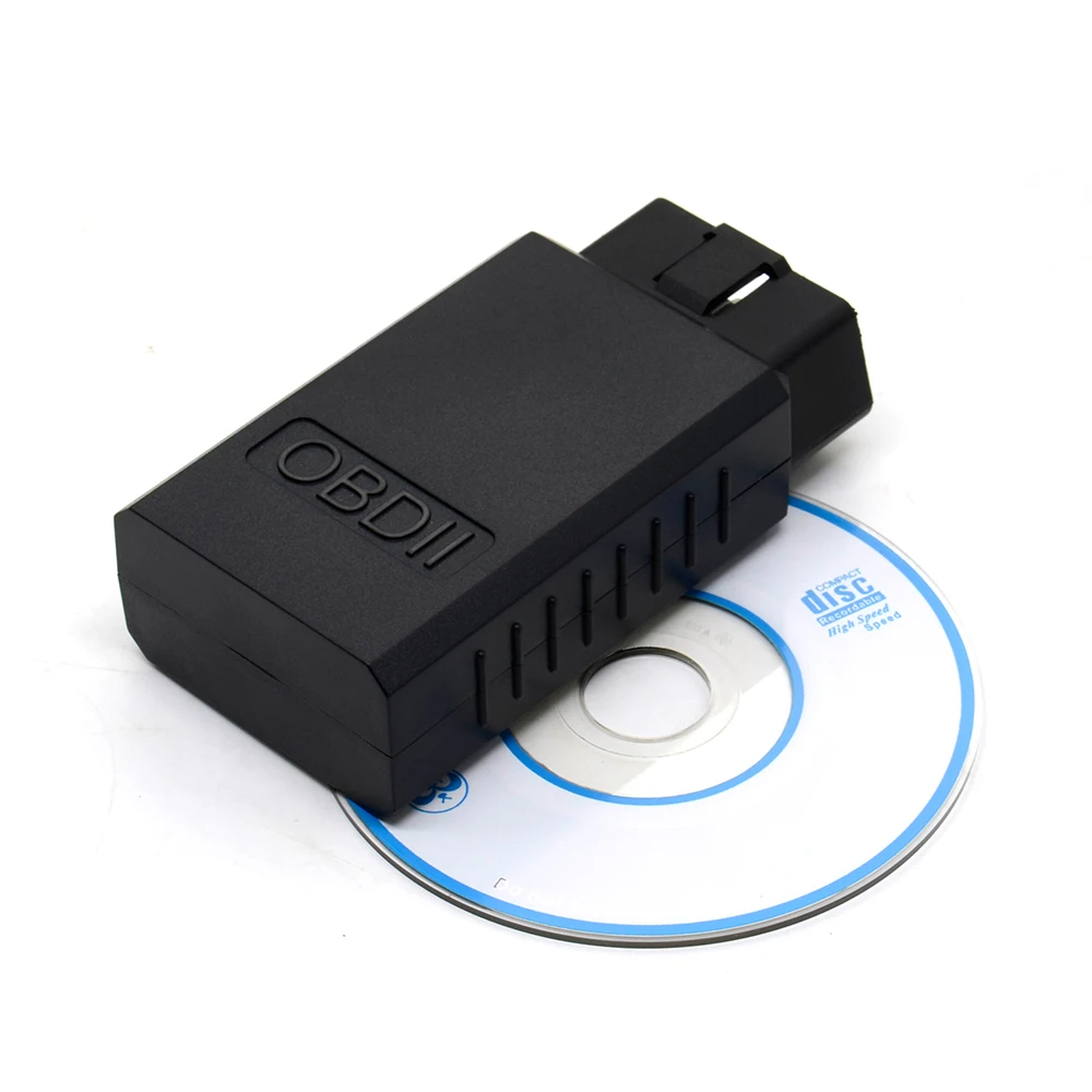 ELM 327 Bluetooth ELM327 OBDII/OBD2 V2.1 сканер для диагностики транспорта инструмент считыватель работает на Android Прямая поставка