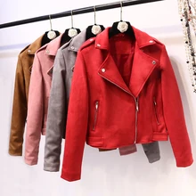 casaco Jaqueta Feminina Inverno куртка женская мото и байкерская куртка с карманами на молнии однотонный отложной воротник весна осень