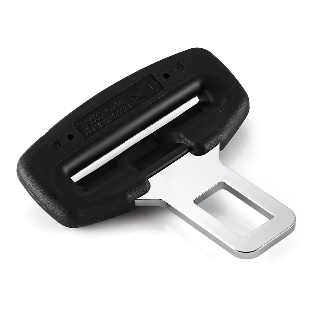 1PC Universal C45 Carbon Steel Car Safety Seat Belt Buckle Clip Adjusting Locking Clasp