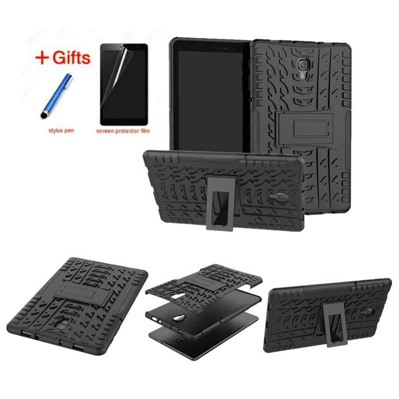 

Case for Samsung Galaxy Tab A A2 10.5 T595 SM-T590 T597 Tablet Amor Case Color Grain TPU+PC Heavy Duty Case Hybrid Rugged Rubber