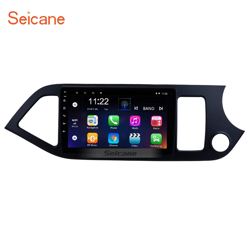 Seicane Android 8 1 мультимедийный плеер для 2011 2014 KIA Picanto Morning 9 дюймов автомобильное радио