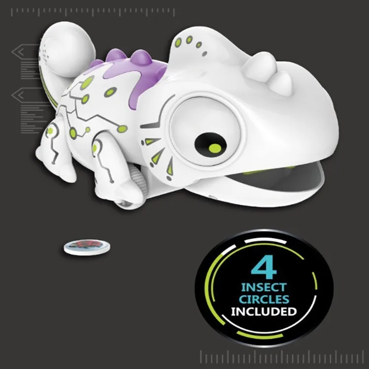 Happy Cow Funny Chameleon Color Changeable Smart Chameleon 2.4GHz Remote Control Chameleon Toys For Children Kids Toy 777-618