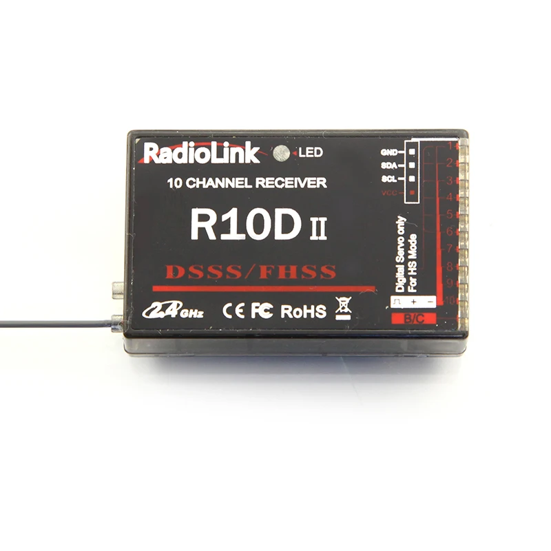 Radiolink R12DSM R12DS R9DS R8FM R6DSM R6DS R6FG Rc приемник 2,4G усилитель сигнала для передатчика радиоуправляемой модели AAT9/AT9S/AT10/AT10II