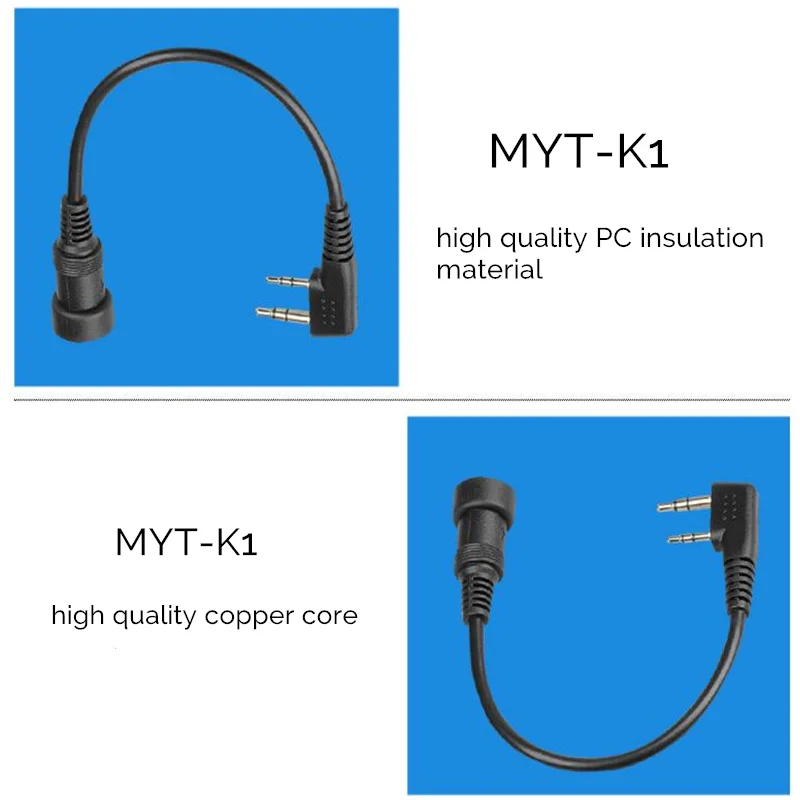 LEORY MYT K1/M1/S1/Y4/Y5 24 K позолоченный конвертеры для авиационные наушники гарнитуры