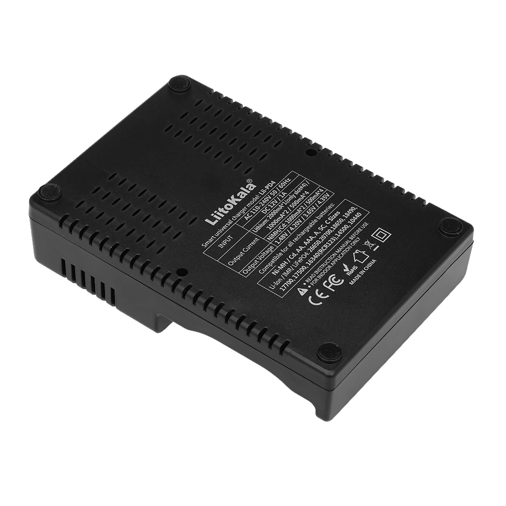 LiitoKala Lii PD4 зарядное устройство ЖК дисплей для 18650 26650 21700 18350 AA AAA 3 7 V/3 2 V/1 5 V литий
