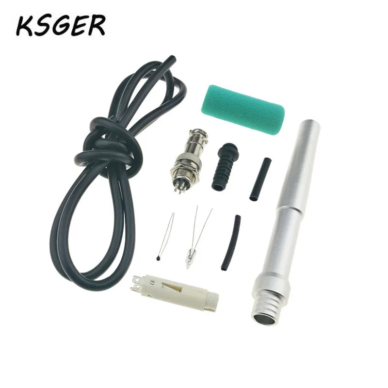 KSGER T12 паяльная ручка в комплекте STM32 OLED электроинструменты станция алюминиевый
