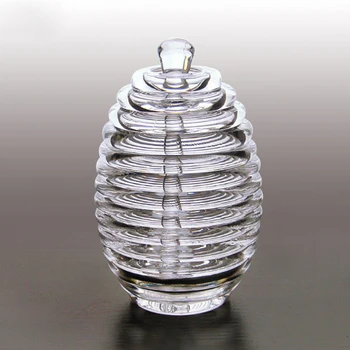 

Hot Sale Plastic Honey Pot Jars for Storage Breakfast Jam Seasoning Set Castor Box With Stirring Stick Spices Oil Bottle