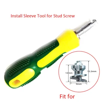 

Stud Screw Anti-Slip Screw Stud Install Sleeve Tool For 15.2x9mm