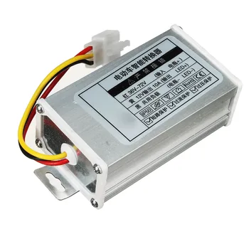

New Hot Sale Electric Vehicle Transformer Bicycle DC Converter Adapter Storage Battery 36V 48V 72V TO 12V 10A Down