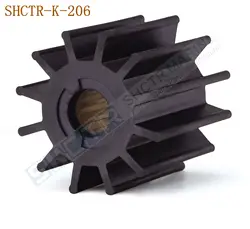 SHCTR гибкий крыльчатка для JABSCO 17936-0001, Джонсон 09-814B, CEF 500145,875814 842857 875697 21951364