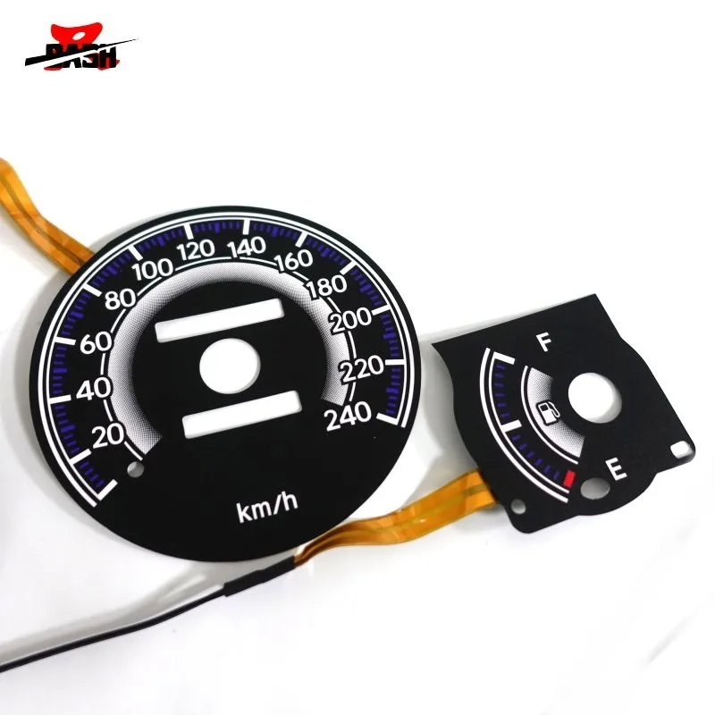 DASH EL glow gauge для Toyot Corolla AE100 светильник черного цвета с черно белой панелью 240 км 8000