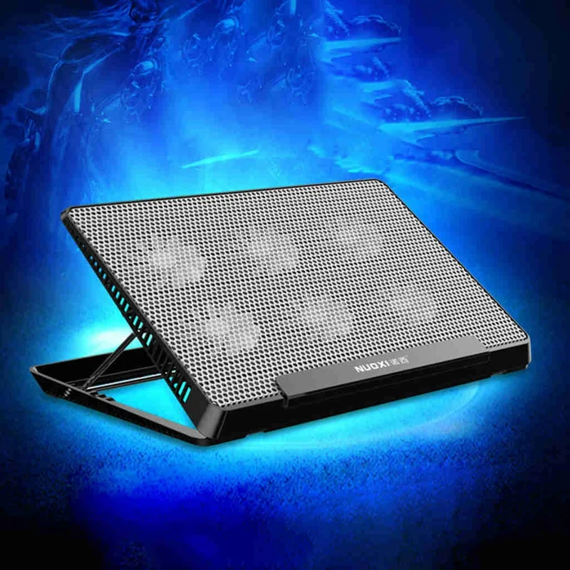 Nuoxi 6 Led Высокоскоростные Вентиляторы охлаждающая подставка Подставка для