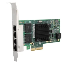 PCI-Ex4 10 Мбит/с/100 Мбит/с/1000 Мбит/с 4-Порты и разъёмы гигабайт; LAN; карта сетевого адаптера сетевая карта для Intel i350-T4V2 горячая распродажа