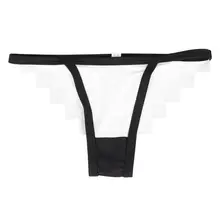 Сексуальные женские стринги модные трусики-Танго Женские Бикини плавки с низкой посадкой нижнее белье быстросохнущие пляжные трусики s-xl