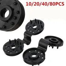 10/20/40/80 шт. Садоводство затеняющих сеток повесить зажимы мгновенный люверс для теплицы ткань Экран брезентовое укрытие садовый аксессуар