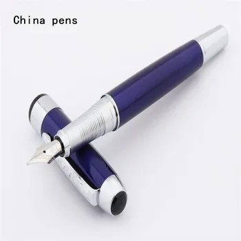 

JINHAO 250 Blue colour Business office Fine nib Fountain Pen New