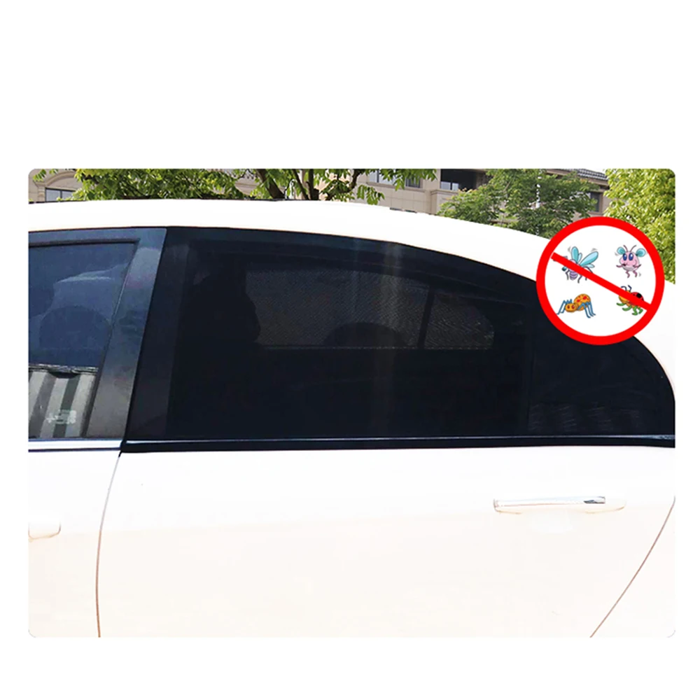 

1pcs Sunshade Mesh Cover New Car Side Window Sun Shade Mesh Cover Visor Shield Sunshade UV Protect