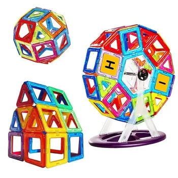 

72 - 240 Pieces Mini Magnetic Model Building And Building Plastic Educational Toys Children Gift