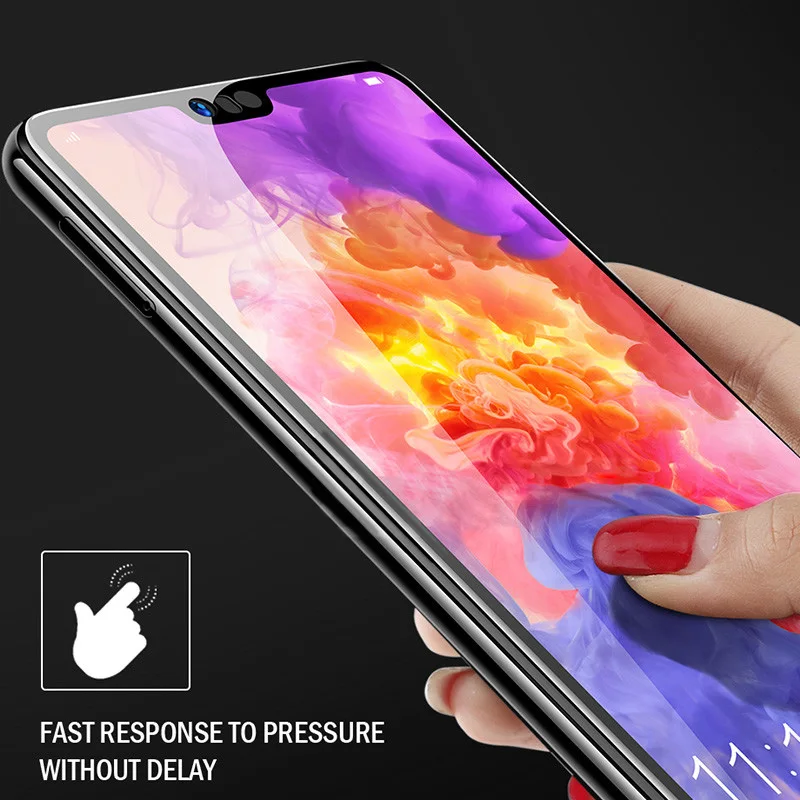 P20lite полное покрытие для huawei P20 lite pro P Smart Cover защитную Стекло Scren Y9 2018 Nova3 honor 10 9