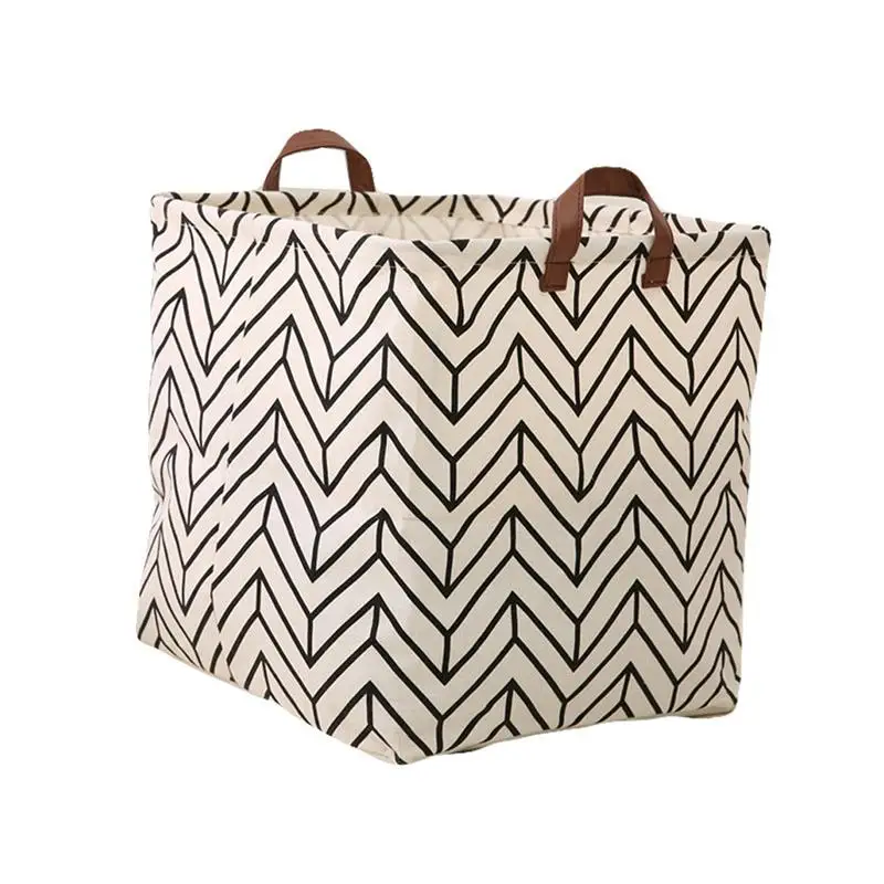 OUNONA صندوق تخزين قماش الغسيل الملابس لعبة سلة للطي صندوق تخزين منظم (نصف دائرة)