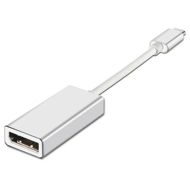 Высокое качество USB C в стандартный размер DisplayPort конвертер 4K @ 60Hz Стандартный DP Type