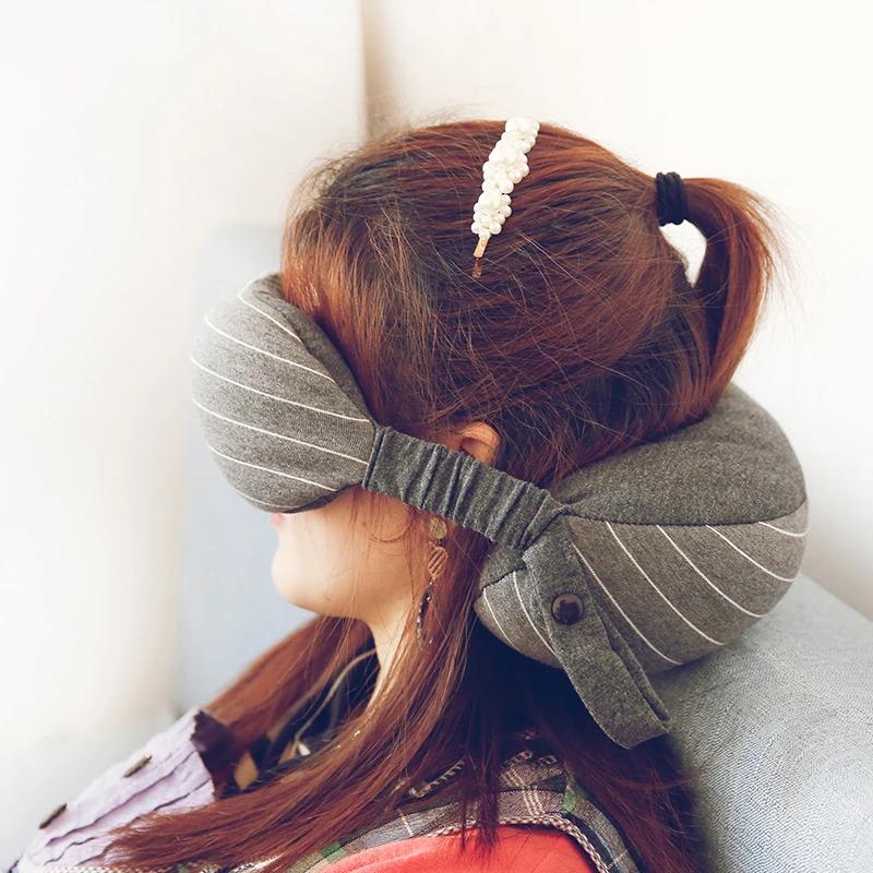 

Multi-function Eye Mask Neck Support Protection Cervical Vertebra Aircraft Pillow Men And Women Travel Car Siesta posture brace
