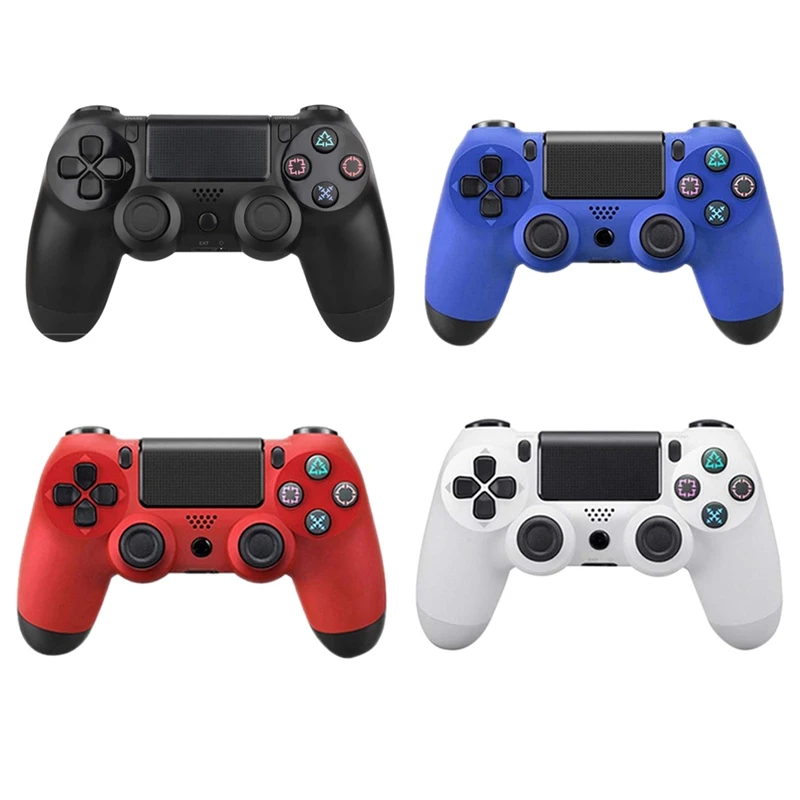 Baratos Para Sony Ps4 Bluetooth controlador inalámbrico para Playstation 4 inalámbrico Dual Shock Vibration Joystick Gamepads para Ps4 control